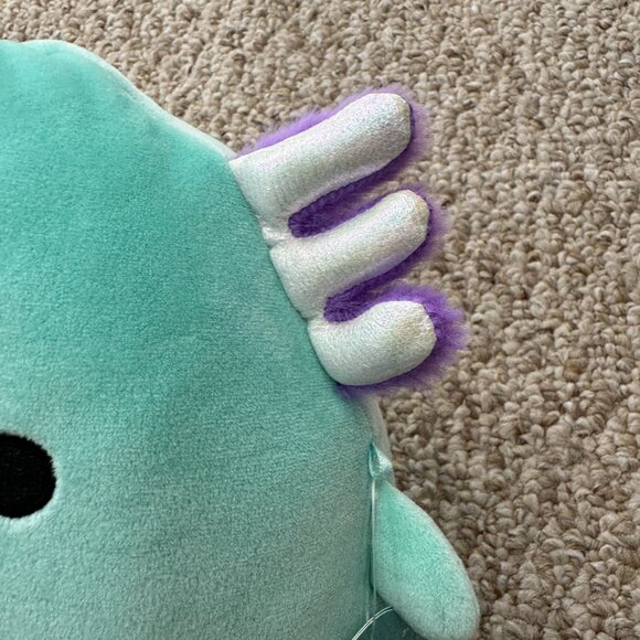 NWT 8” Anastasia the Teal Axolotl with Rainbow Belly Pride Squishmallow‎ - Picture 3 of 9